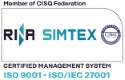 RINA SIMTEX - ISO 9001 and ISO 27001 Certified